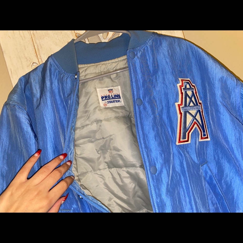 RARE 1970s Houston Oilers Authentic Jacket